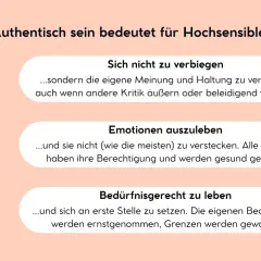 Authentisch sein: Sich nicht verbiegen, Emotionen ausleben, bedürfnisgerecht leben. So kann ich ich selbst sein.