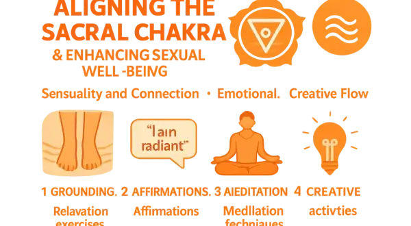 Sakralchakra Meditation: Fokus auf Erdung, Affirmationen, Meditation und Kreativität für Wohlbefinden.